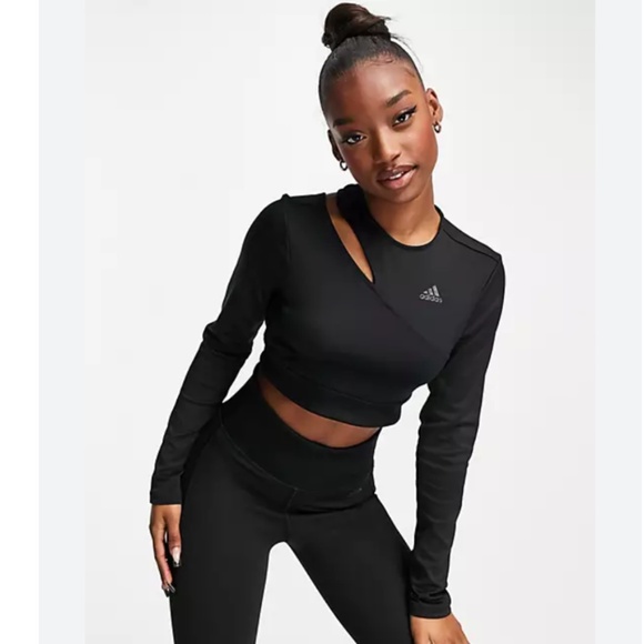 Brand New Adidas Hyperglam Training Long Sleeve T-Shirt - Picture 5 of 9